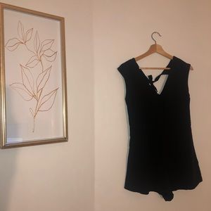 Express black romper